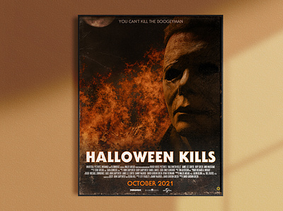 Halloween Kills [2021] | Film Poster Concept 2021 blumhouse cinema concept design film halloween halloween kills horror horror art horror design mockup photoshop poster poster design product design