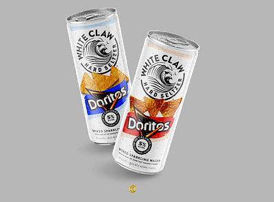 White Claw & Doritos | Drink Mashup Concept adobe beverage chips concept design doritos food and drink mockup photoshop product design product mockup seltzer white claw
