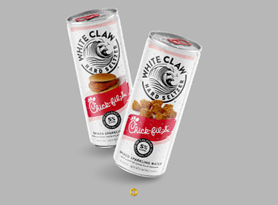 White Claw & Chick-Fil-A | Drink Mashup Concept adobe beverage chickfila concept design food and drink mockup photoshop product design product mockup seltzer white claw
