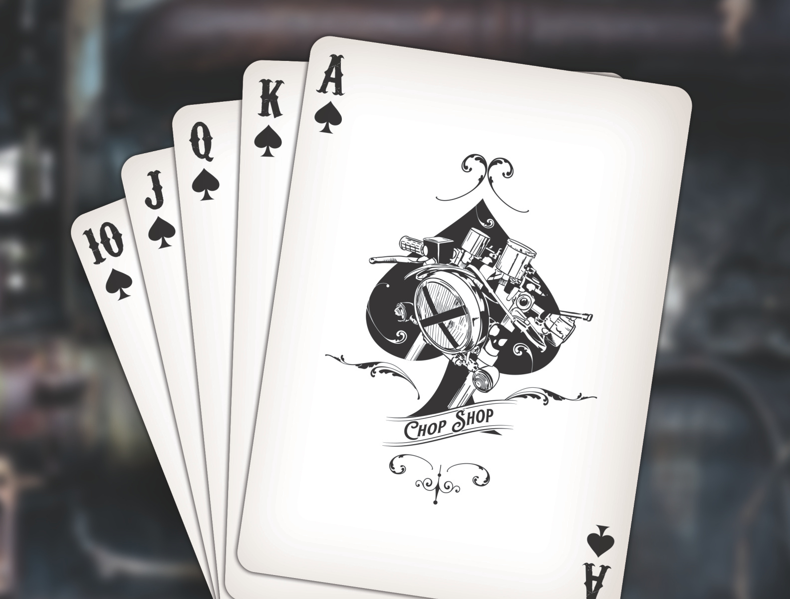 Chop Shop Deck of Playing Cards by Julian Henderson on Dribbble