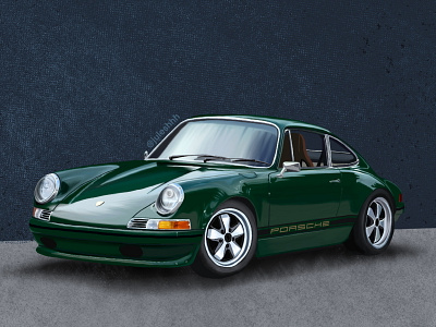 Porsche 911 Illustration