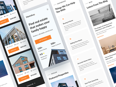 Homskuy - Responsive Web Design agency figma home landingpage real estate ui uidesign uiux uiuxdesign ux web webdesign