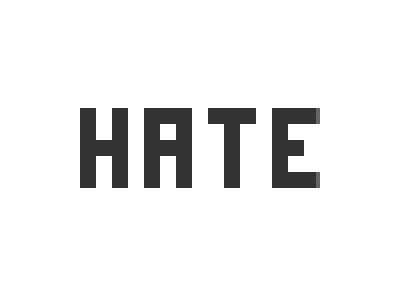 Hate (Animation Test) animation flash gif pixel art style