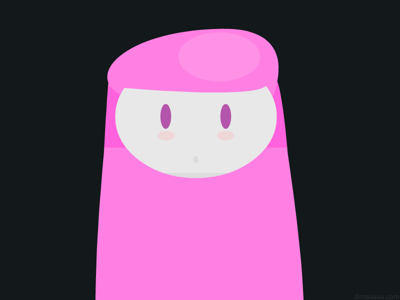 Princess Bubblegum (AT) Portrait Animation animation cute face flash gif gifs gum motion portrait princess bubblegum