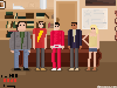 The Big Bang Theory [No Animation] by Dmitry Kryndach on Dribbble