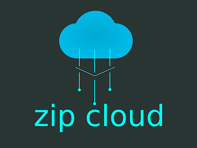 #dailylogochallenge II Cloud Computing Logo II #day14 dailylogochallenge inkscape logo vector