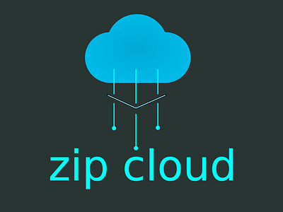 #dailylogochallenge II Cloud Computing Logo II #day14