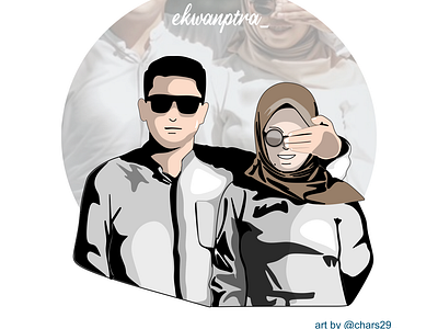 couple illustration art design