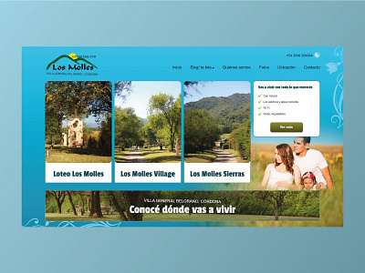 Los Molles loteo en Villa General Belgrano, Córdoba, Argentina argentina cordoba design ux web website website design