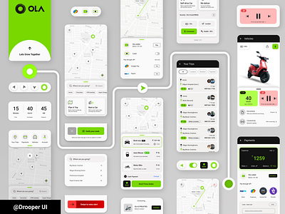 OLA - Ride sharing (Redesign)