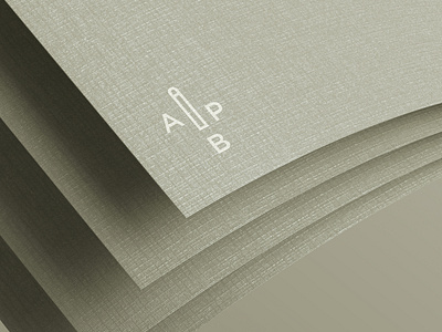 Logo on textured paper