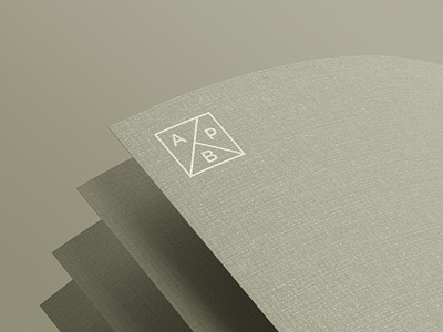 Logo on textured paper