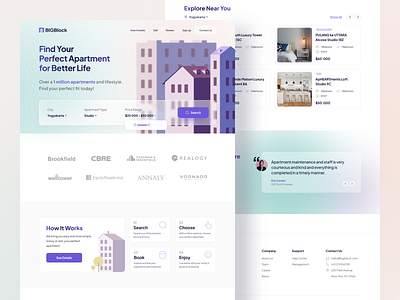 #Exploration Landing Page Apartment Finder