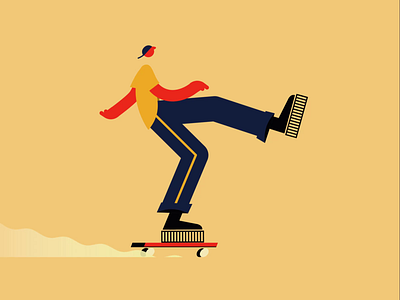 Ride The City after effect after effects aftereffects animation illustration motion motion design motion graphic motion graphics motiongraphics skate skateboard skateboarding