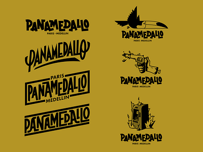 PANAMEDALLO branding calligraphy graphic design illustration typography