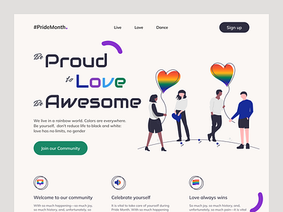 Landing page | Pride Month