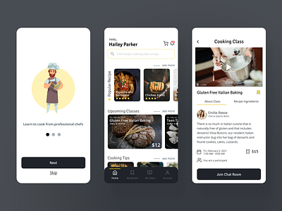 Aldente - Cooking Learning Apps apps apps design cooking figma indonesia learning ui
