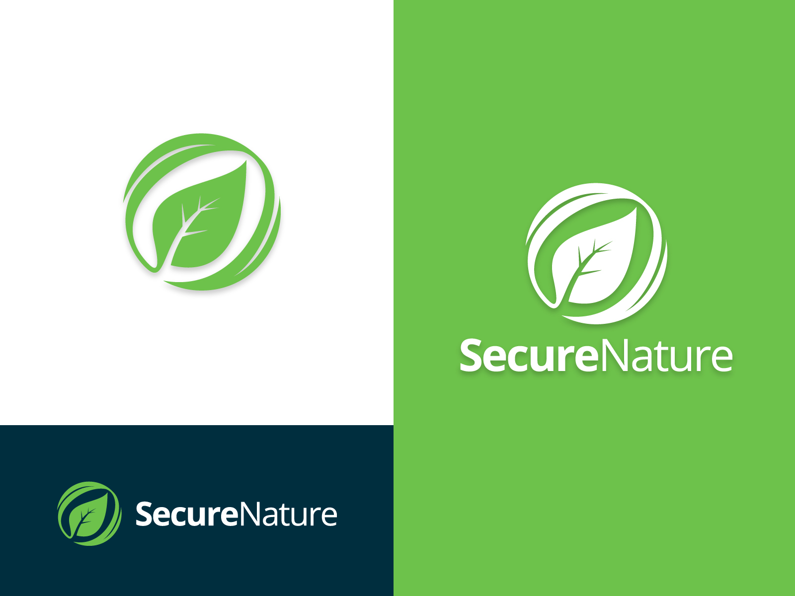 Secure Nature Logo by Ravi Romkhami on Dribbble