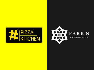 Pizza Kitchen And Park N Logo Design branding clean design graphic design illustration illustrator logo minimal vector