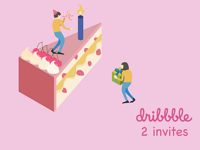 2 Dribbble invite