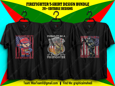 20+ Print Ready Editable Firefighter T-Shirts Design Bundle 3 bunker gear design female firefighters fire academy fire gear firefighter firefighter academy firefighter gear firefighter shirt firefighter t shirt firefighter t shirt design firefighters graphicalmehedi graphics design mehedi shirt t shirt t shirt design women firefighters