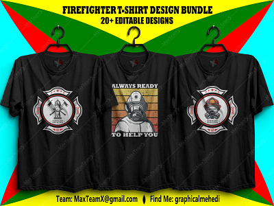 20+ Print Ready Editable Firefighter T-Shirts Design Bundle 3 bunker gear design female firefighters fire academy firefighter firefighter academy firefighter gear firefighter shirt firefighter t shirt firefighter t shirt design firefighters funny t shirt design graphicalmehedi graphics design mehedi shirt t shirt t shirt design women firefighters