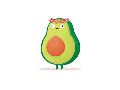 🥑 avocado food fruit illustration