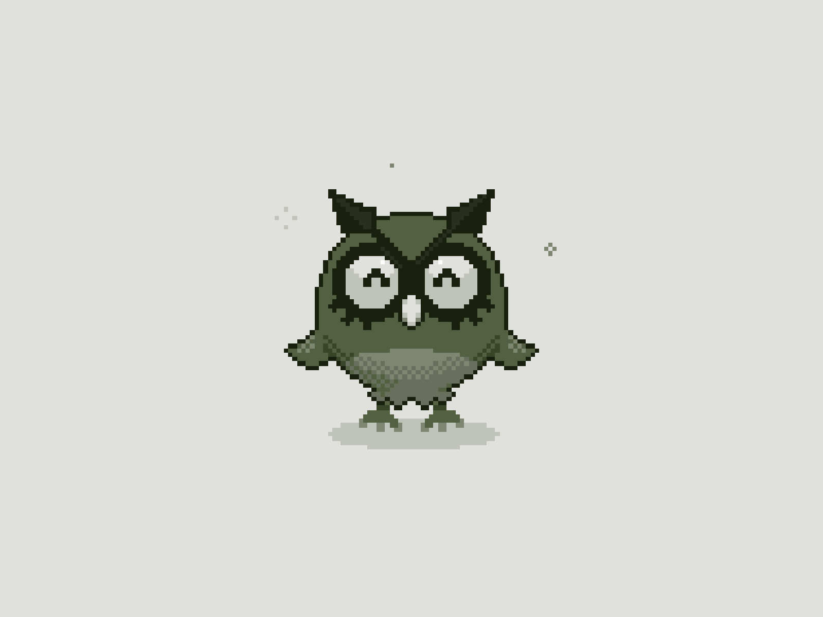 Hoothoot 8ibt gaming gif illustration owl pixel pixelart pokemon retro
