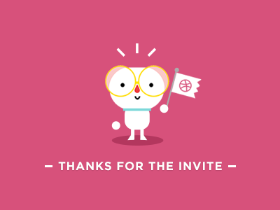 First Shot debut dribbble first shot illustration invite thank you thanks