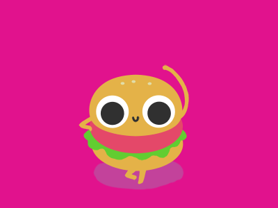 Burger {GIF} animation burger cute dance food gif illustration spin