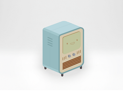 TV blue isometric retro television tv vector vintage