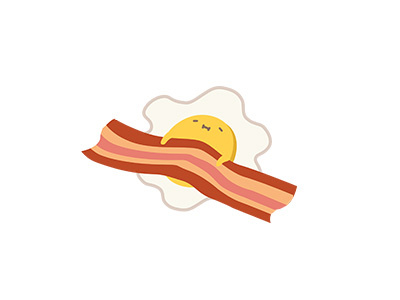 Snooze bacon breakfast egg food sleep