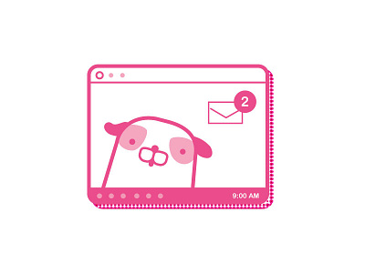 Dribbble Invite x2 cute dog dribbble dribbble invite flat giveaway invite join