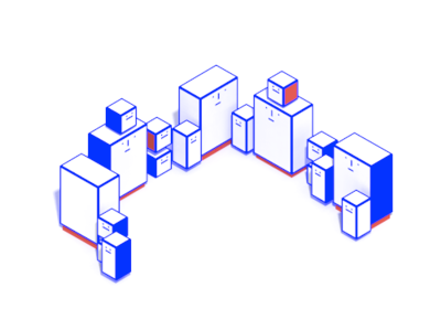 Shapes 3d cubes isometric voxel