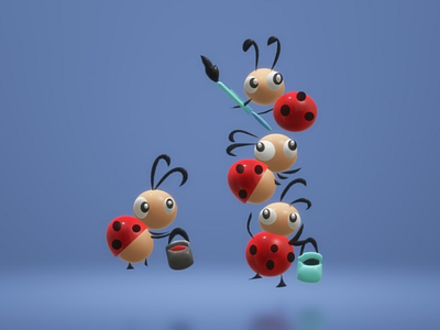 3d Ladybug 🐞