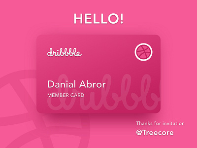 First Shot! first shot hello dribbble pink