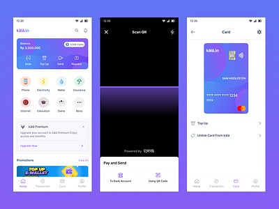 kālā.in - e-wallet App branding e wallet kālā mobile app product design ui wallet wallet app