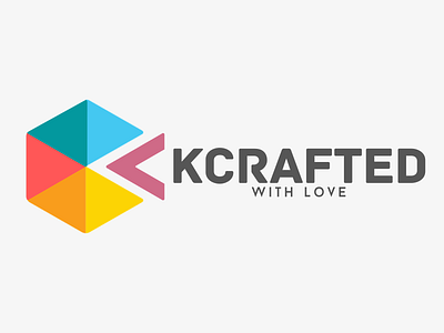 Kcrafted with Love - Logo Design branding c color debut design flat icon illustration k kc kcrafted kit logo logo design typography ui uidesign vector web