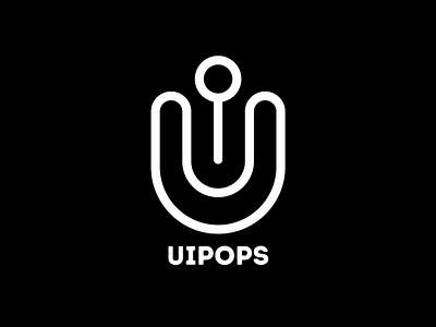 UIPOPS - A Design Studio agency branding debut design firm flat illustration logo media startup studios ui