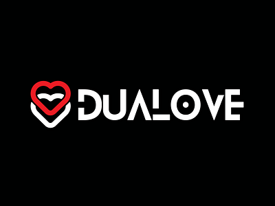 DUALOVE - Logotype in progress branding debut design icon illustration logo minimal typography ui vector