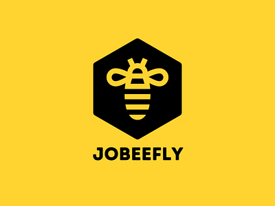 Jobeefly - Jobs Flying Angel brand design brand identity branding find a job job job board job listing jobs jobsearch logo startup