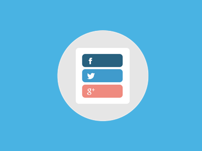 Login Via Social dribbble facebook google login social twitter widget