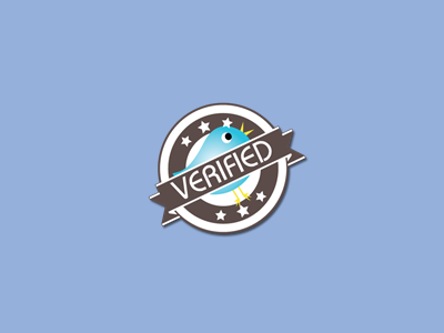 Twitter Verified design dribbble logo verified verify