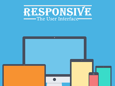 Responsive - The Web Interface debut design dribbble flat flato flatomedia interface internet invite shot user web