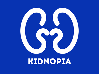 Kidnopia - A Kidney Dialysis Centre Brand brand branding design flat illustration kidney logo ui vector