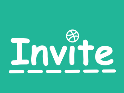 Invite Available contest debut dribbble invite media social