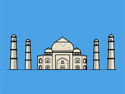 Taj Mahal - India debut india monument place tajmahal white wonder