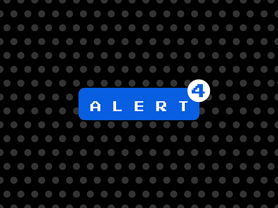 Alert alert black. white blue debut dribbble icon message symbol text