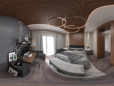 master room 360 3ds max photoshop