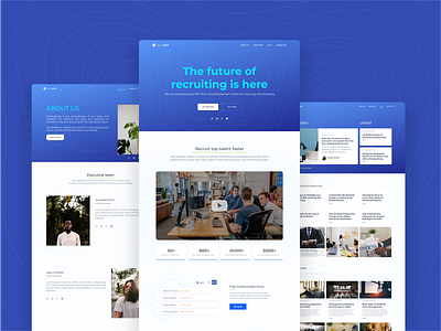 SpringRole landing page about us blog design branding careers page landing page landing page design landingpage saas website ui ux web website concept websites